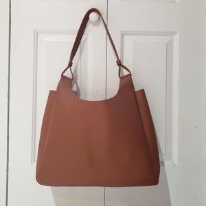 Neiman Marcus Tan Leather Shoulder bag